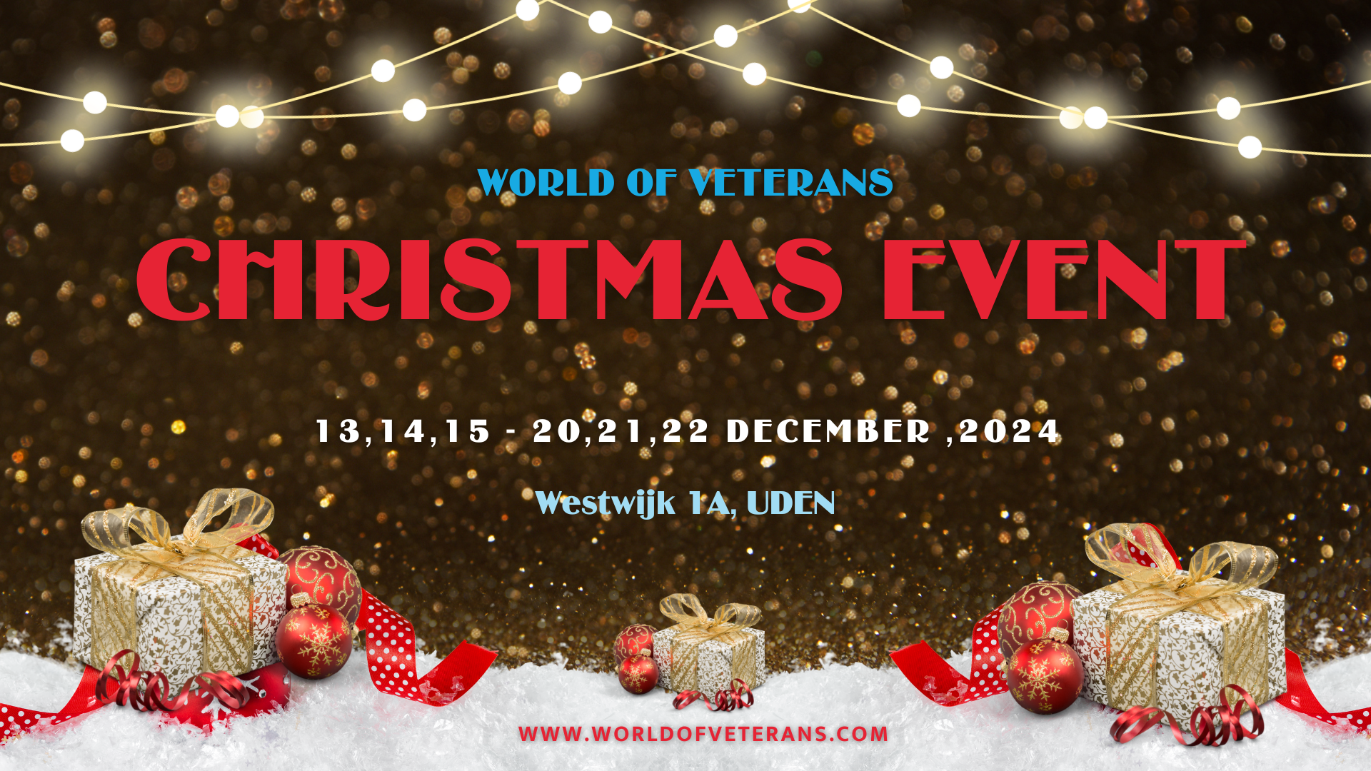 World of Veterans Christmas Event – Ontmoeten, Shoppen, Genieten