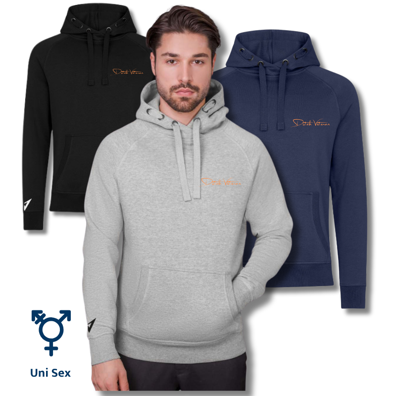 Dutch Veteran | Urban Hoodie 1 Dutch Veteran Urban Hoodie - Uniseks - Hoofdfoto met al de 3 kleuren met model